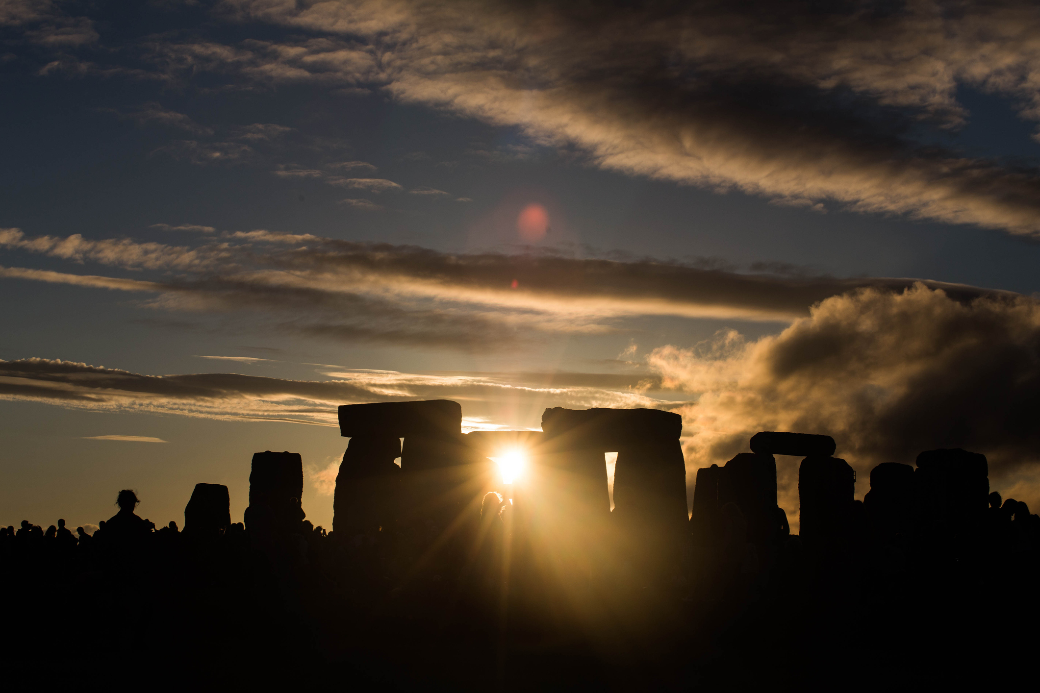 Stone Henge Sunset Solstice Transformation Signals