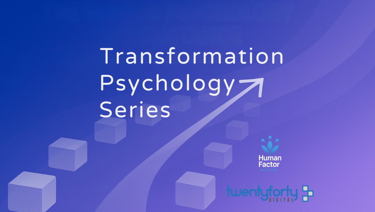 Transformation Psychology Series Header Image